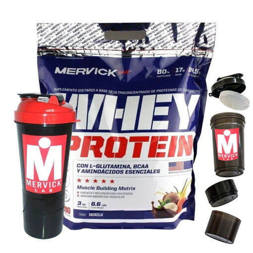 Imagen de Whey Protein 3Kg + Smart Shaker 3 en 1