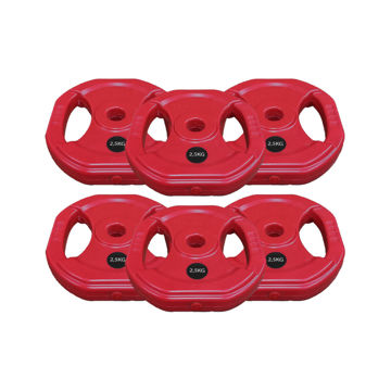 Imagen de Set Disco Body Pump 2.5kg Rojo x6
