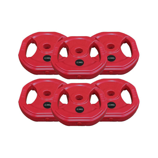 Imagen de Set Disco Body Pump 2.5kg Rojo x6