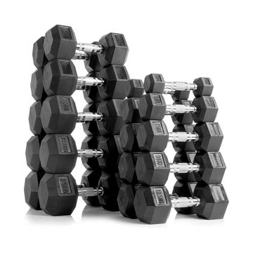 Imagen de Set Mancuernas Hexagonales 2.5kg a 25kg