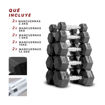 Imagen de Set Mancuernas Hexagonales 2.5 a 12.5kg