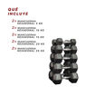 Imagen de Set Mancuernas Hexagonales 5 a 25kg