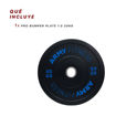 Imagen de Pro Bumper Plate 1.0 20kg Caucho Virgen Iwf Standard