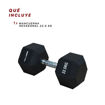 Imagen de Mancuerna Hexagonal  22.5kg Sello Blanco
