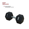 Imagen de Mancuerna Hexagonal  25kg Sello Blanco