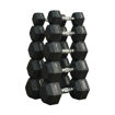 Imagen de Set Plus Mancuernas Hexagonales 5 a 25kg