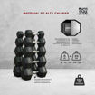 Imagen de Set Plus Mancuernas Hexagonales 5 a 25kg