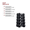 Imagen de Set Plus Mancuernas Hexagonales 15 a 25kg